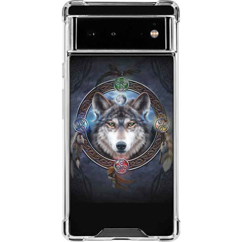 Brigid Ashwood Celtic Wolf Guide Google Pixel 6 Clear Case